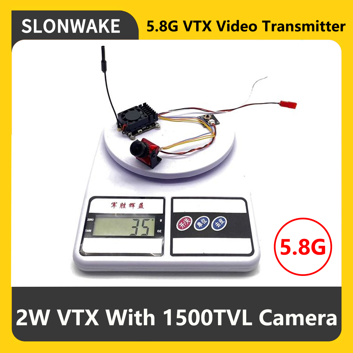 Drone With Rc Controller - SLONWAKE 5.8G 2000mW FPV VTX Transmitter