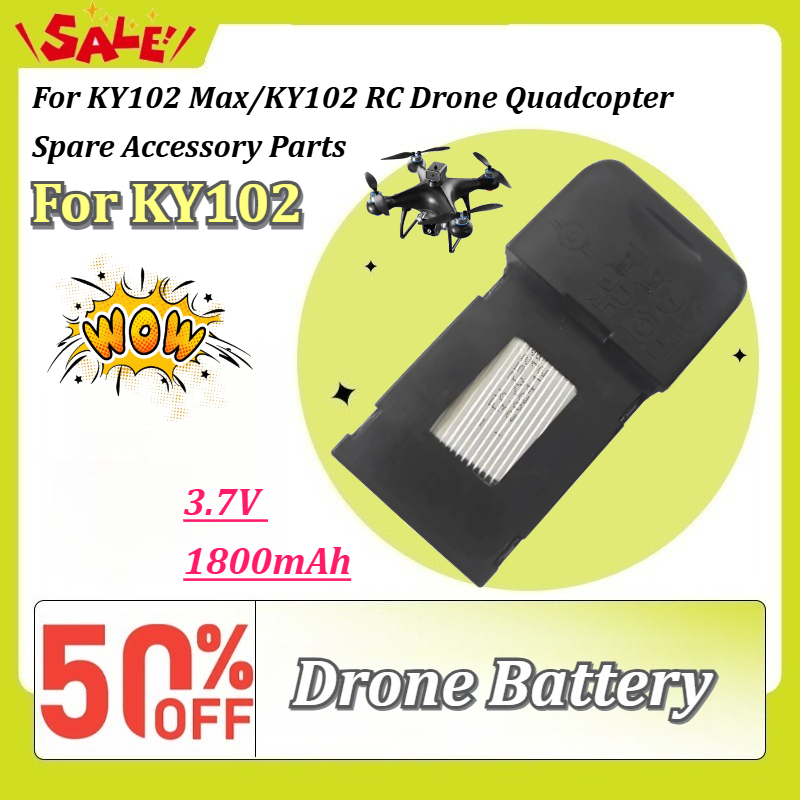 Drone Ky102 Rc - New KY102 3.7V 1800mAh Lithium Replacement