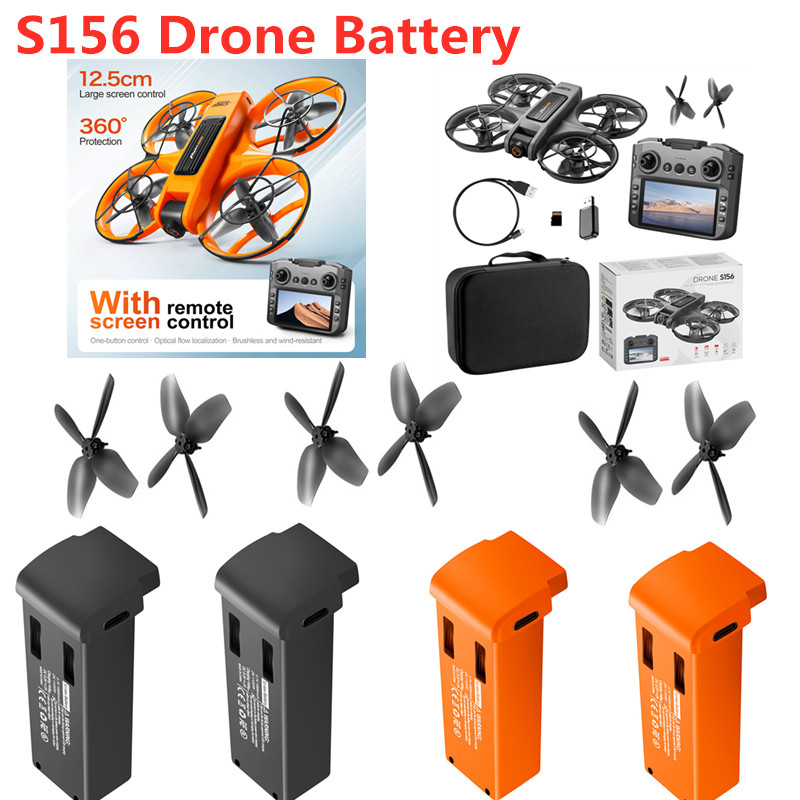 Drone Rc S156 - S156 Drone Battery 3.7V 1800MAH Battery/Propeller