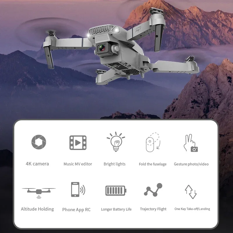 2026 New E88 Pro WIFI FPV Dron - огляд і ціна Drone Rc E88 Pro