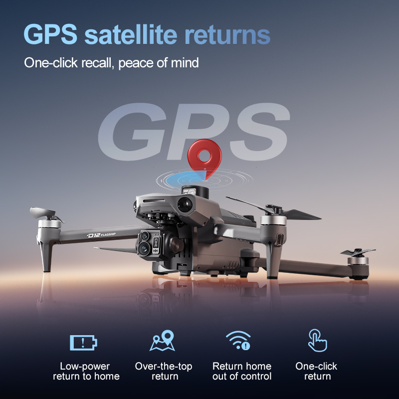 D12 Professional GPS Drones 8K - огляд і ціна Drone Aircraft Jjrc