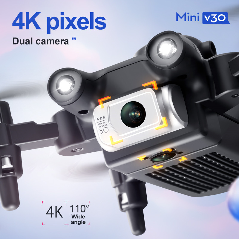 Mini V30 WiFi FPV Drone With 4 - огляд і ціна Drone Rc Plegable