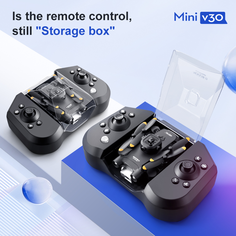 Mini V30 WiFi FPV Drone With 4 - огляд і ціна Drone Rc Plegable