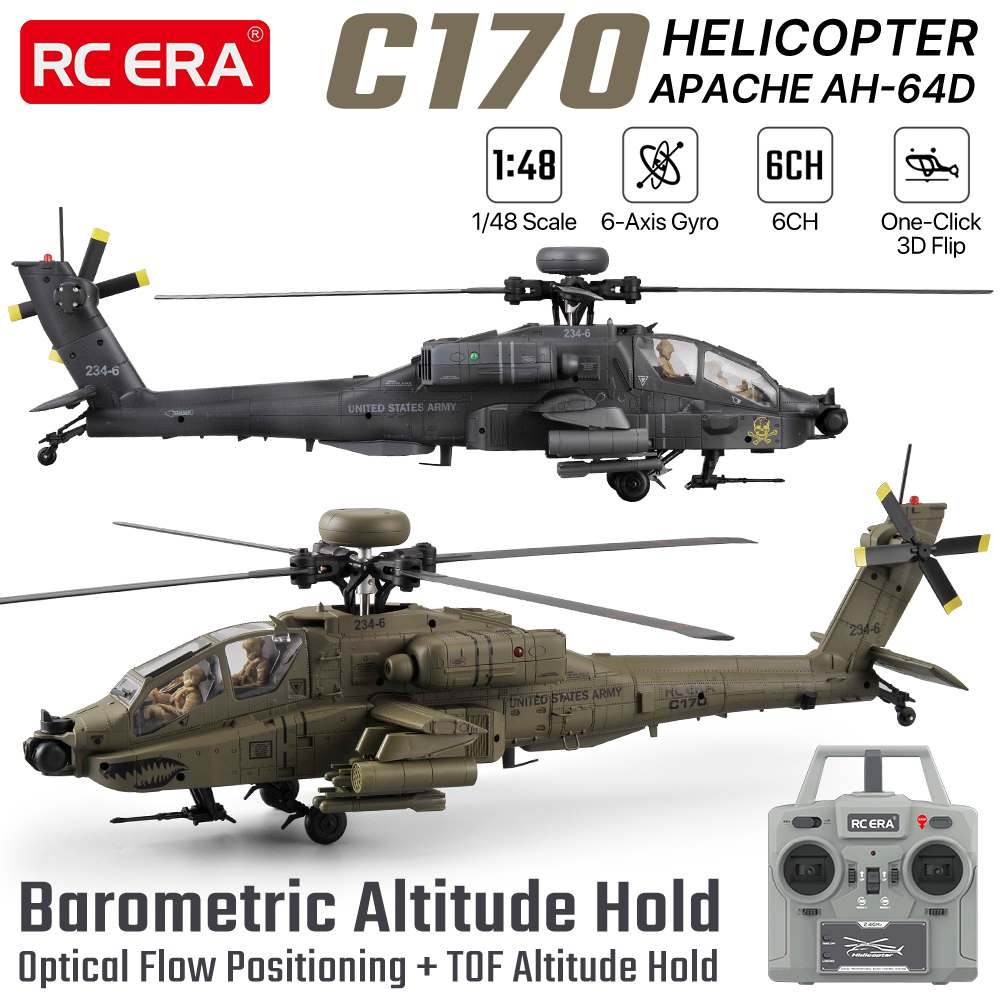 RC ERA 1/48 RC Helicopter 6CH  - огляд і ціна Drone Rc Jet