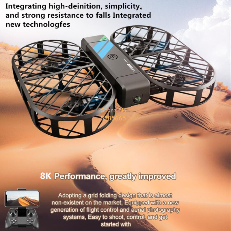 8K HD Camera 360° Protection O - огляд і ціна Drone Rc Plegable