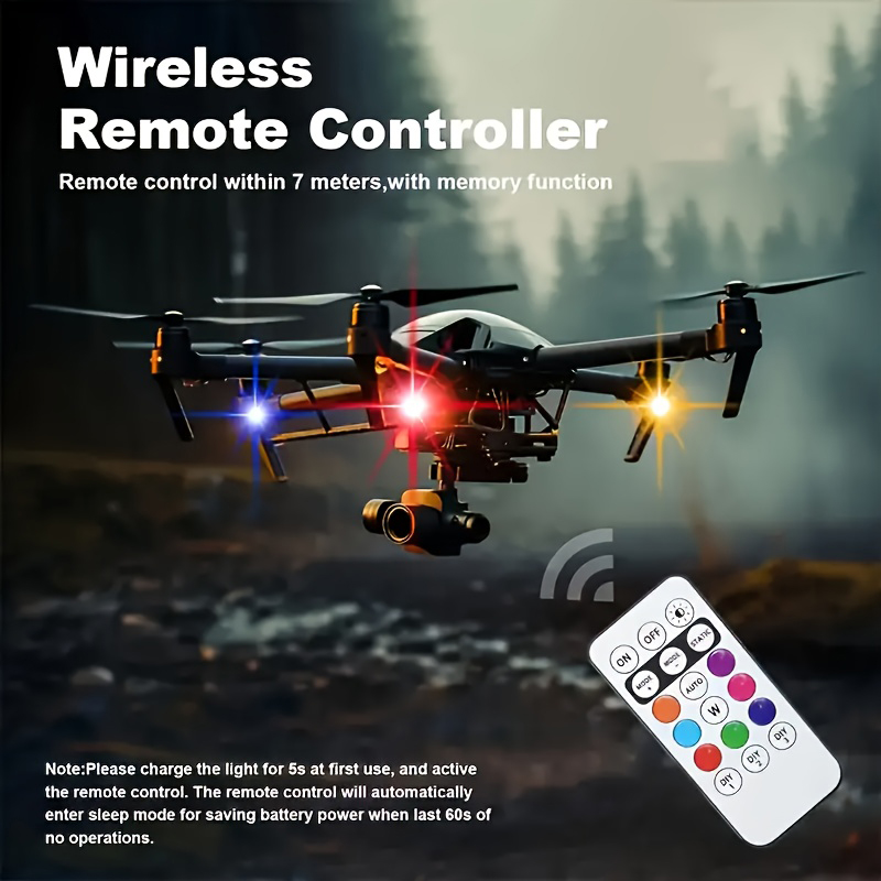 1-10PCS Motorcycle LED Aircraf - огляд і ціна Drone Aircraft Jjrc