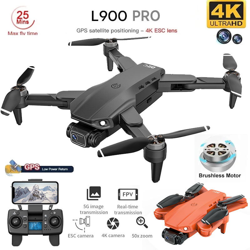 L900 Pro GPS Drone 4K Professi - огляд і ціна Drone Rc Plegable