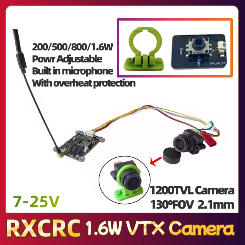 RXCRC 5.8G Module 48CH 1.6W VT - огляд і ціна Drone With Rc Controller