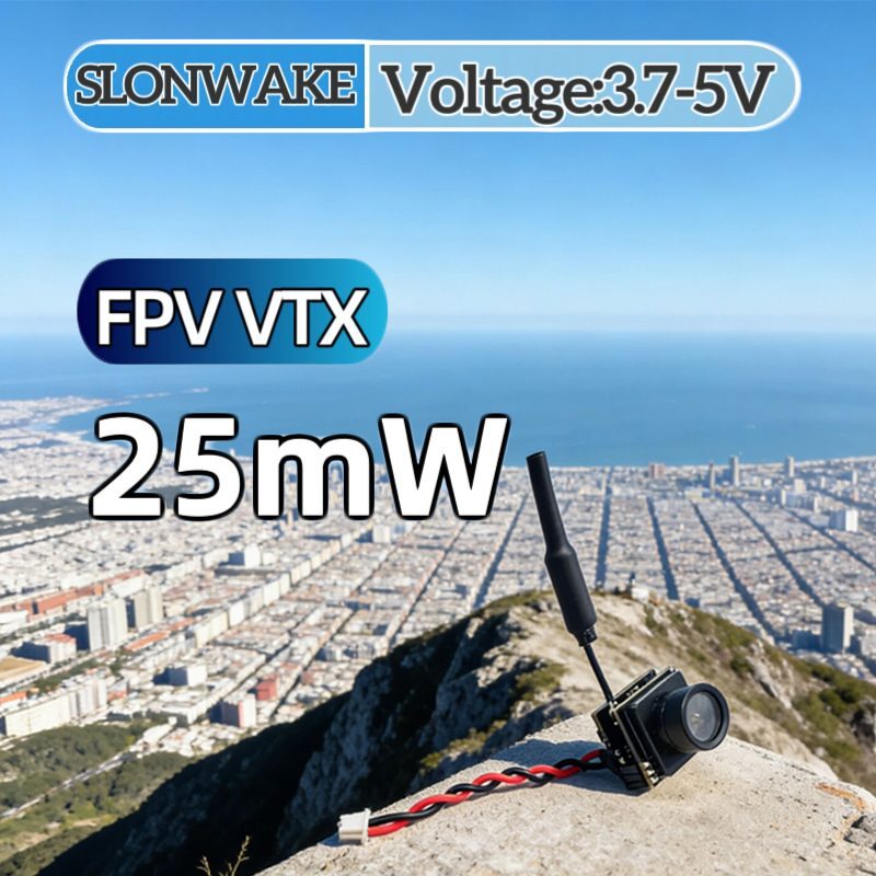 SLONWAKE FPV 25mW power simula - огляд і ціна Drone Rc Toy
