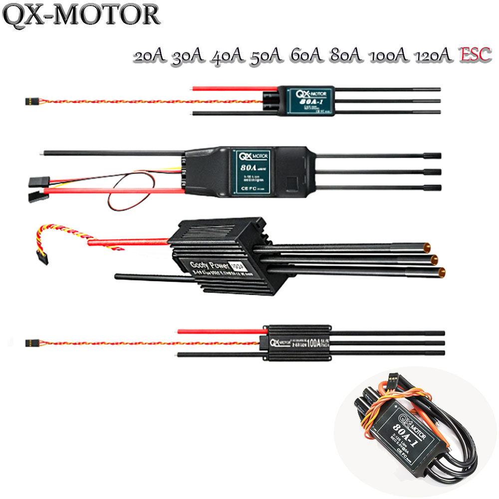 20A-120A Brushless ESC Speed C - огляд і ціна Drone Rc Jet