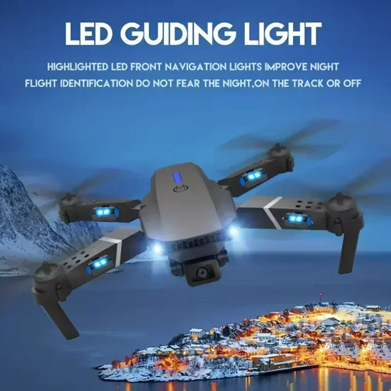 E88 Pro WIFI FPV Drone Wide An - огляд і ціна Drone Rc Plegable