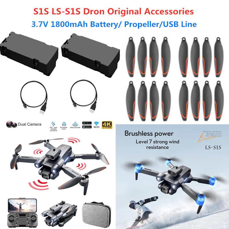 LS-S1S RC Drone Battery 3.7V 1 - огляд і ціна Drone Rc S1S