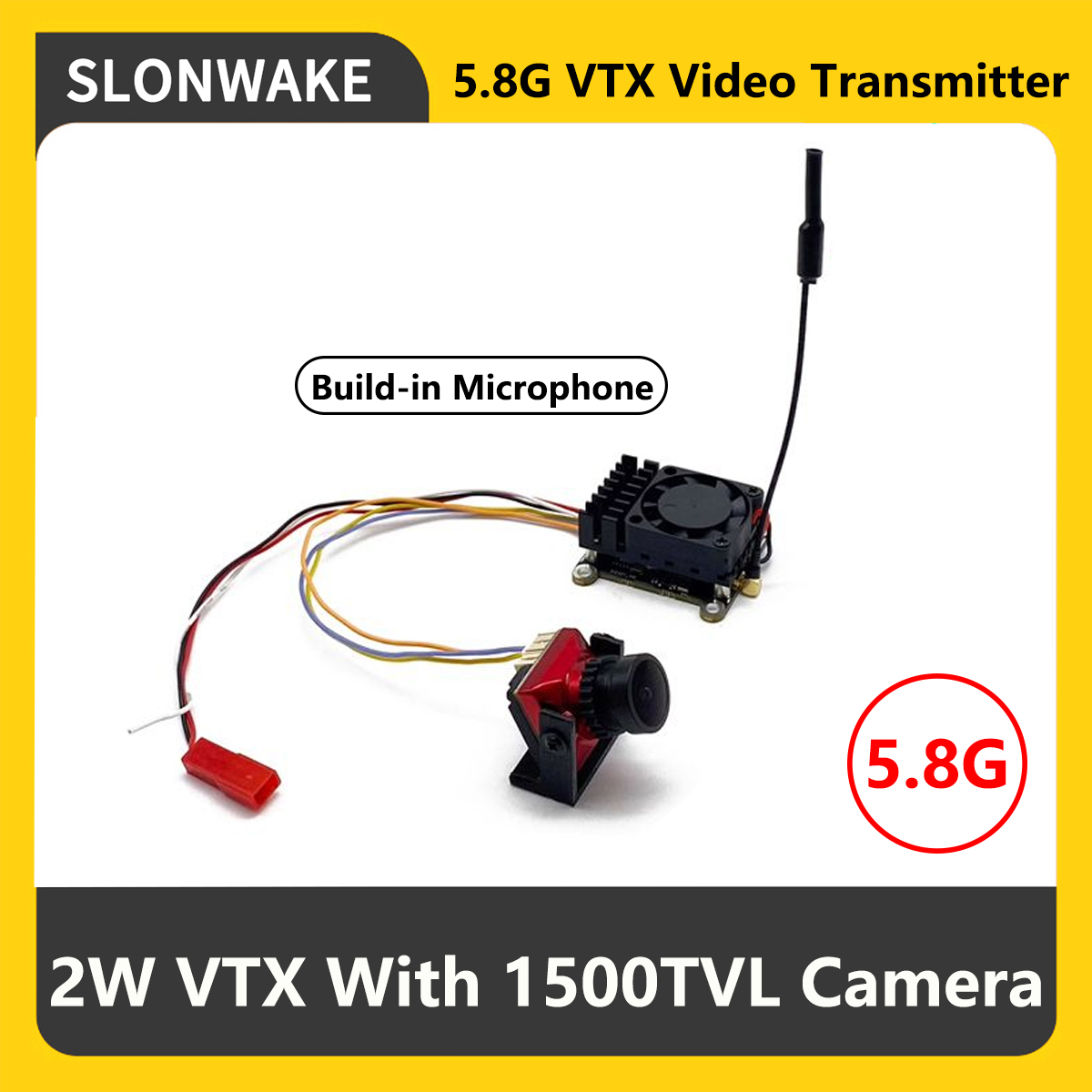 SLONWAKE 5.8G 2000mW FPV VTX T - огляд і ціна Drone With Rc Controller