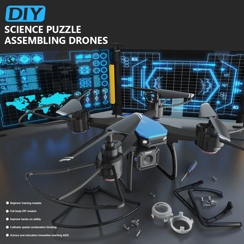 JJRC H108 RC Drone DIY Assembl - огляд і ціна Drone Aircraft Jjrc
