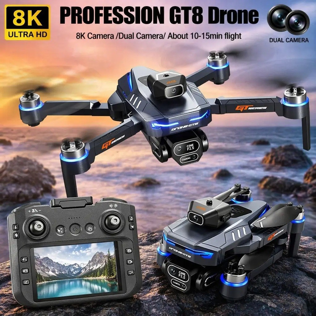 Drone GT8 4K Brushless Motor C - огляд і ціна Drone Rc S156