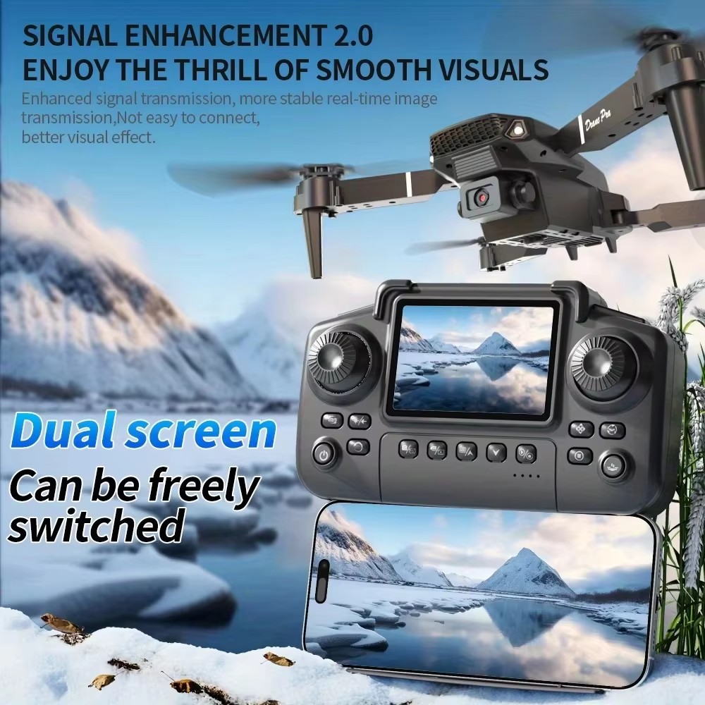 E88 Pro New Upgraded Drone 8K  - огляд і ціна Drone Rc E88 Pro