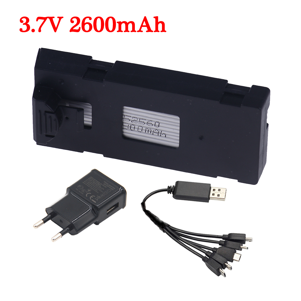Upgrade Capacity 2600mAh 3.7V  - огляд і ціна Drone Rc E88 Pro