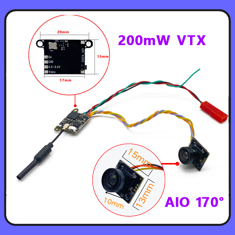 SLONWAKE 5.8G 1200TVL FPV Came - огляд і ціна Drone Rc Toy