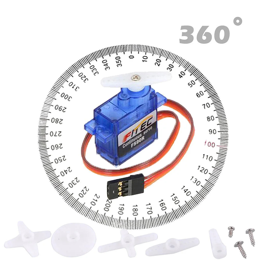 4Sets Feetech FS90R Servo 360  - огляд і ціна Drone Rc Jet