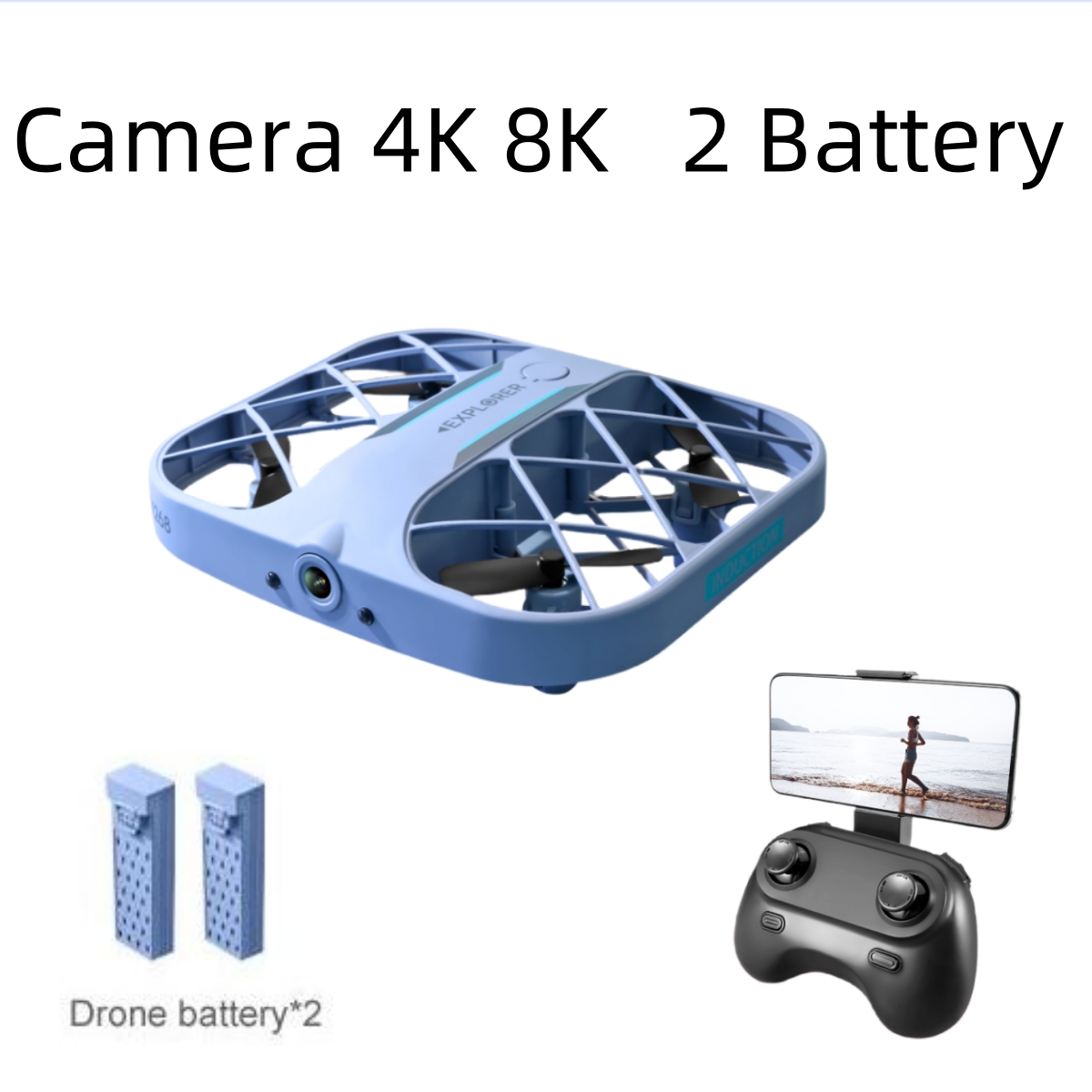 JJRC H107 FPV RC Drone with 2  - огляд і ціна Drone Rc Plegable