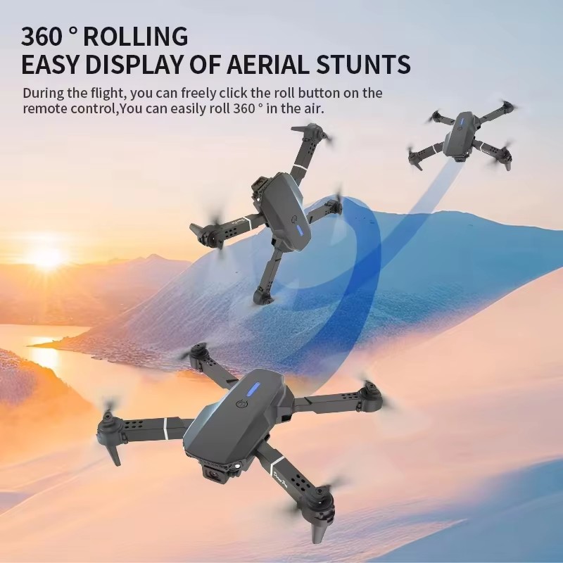 E88 Pro New Upgraded Drone 4K  - огляд і ціна Drone Rc E88 Pro