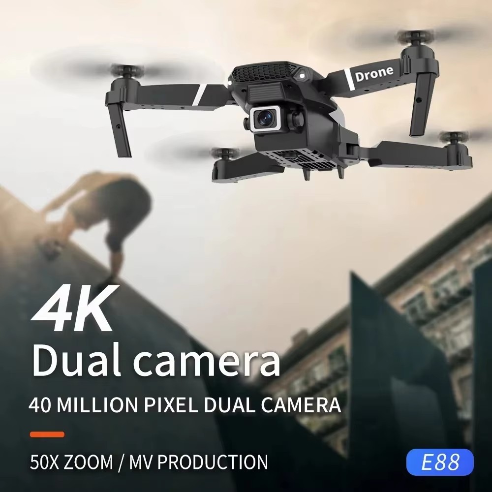 E88 Pro New Upgraded Drone 4K  - огляд і ціна Drone Rc E88 Pro