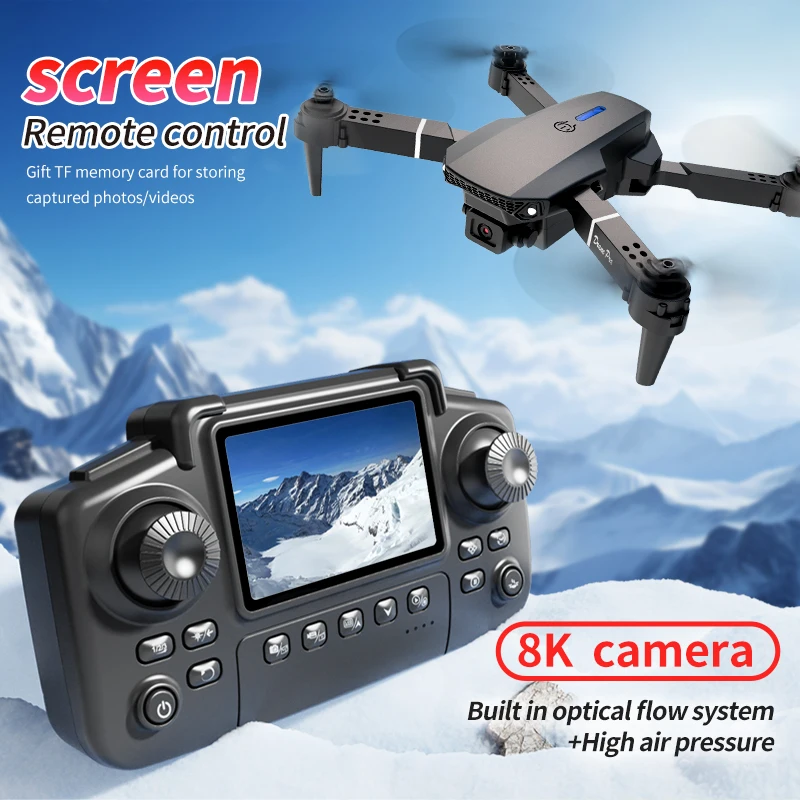 E88 PRO Drone with screen 4K H - огляд і ціна Drone Rc E88 Pro